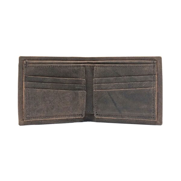 MEBI.Matte Brown.01.jpg Metro Bi-Fold Wallet Interiors Image